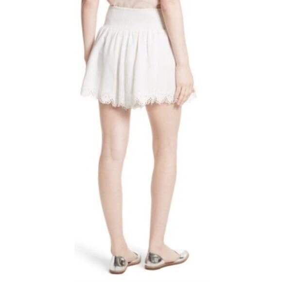 Rebecca Taylor Embroidered Trim Flowy Shorts - Picture 6 of 10